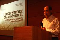 Dr. Juan Cortés en el I Encuentro de Discusión Local PIE
