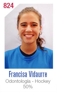 Francisca Vidaurre, estudiante 3º año