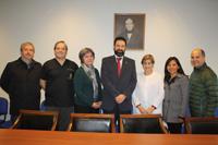 Delegación BUAP junto a académicos del Departamento del Niño y Ortopedia Dento Maxilar