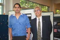 Dr. Enrico Escobar y Prof. Cristian Pañafiel, parte del equipo organizador del Taller