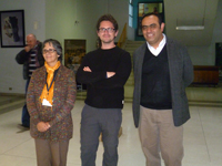 Prof. Marta Gajardo, Ignacio Castañón y Dr. Rodrigo Cabello